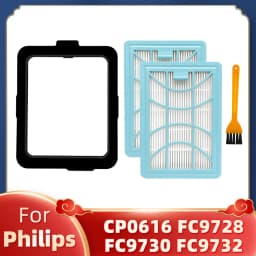 Fit For Philips PowerPro Expert CP0616 FC9728 FC9730 FC9731 FC9732 FC9733 FC9734 FC9735 Washable Inlet Filter and Exhaust Filter
