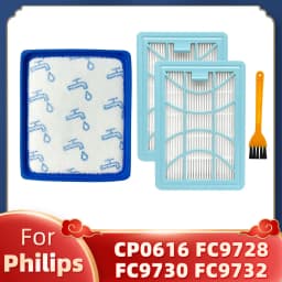 Fit For Philips PowerPro Expert CP0616 FC9728 FC9730 FC9731 FC9732 FC9733 FC9734 FC9735 Washable Inlet Filter and Exhaust Filter