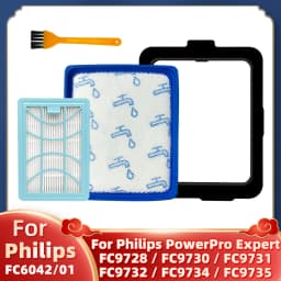 Fit For Philips PowerPro Expert CP0616 FC9728 FC9730 FC9731 FC9732 FC9733 FC9734 FC9735 Washable Inlet Filter and Exhaust Filter