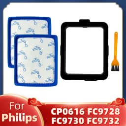 Fit For Philips PowerPro Expert CP0616 FC9728 FC9730 FC9731 FC9732 FC9733 FC9734 FC9735 Washable Inlet Filter and Exhaust Filter
