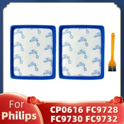 Fit For Philips PowerPro Expert CP0616 FC9728 FC9730 FC9731 FC9732 FC9733 FC9734 FC9735 Washable Inlet Filter and Exhaust Filter