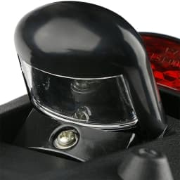 ABS Plastic Universal Motorcycle Rear Fender Mudguard LED Brake Tail Light
