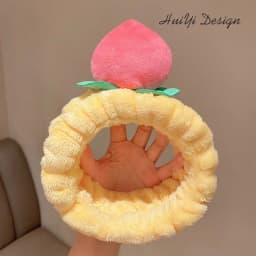 cute carrot Plush face wash hair band winter warm letter rabbit ear headbands fashion bow wide edge girl hair bands headdress