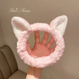 cute carrot Plush face wash hair band winter warm letter rabbit ear headbands fashion bow wide edge girl hair bands headdress