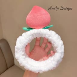 cute carrot Plush face wash hair band winter warm letter rabbit ear headbands fashion bow wide edge girl hair bands headdress