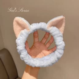 cute carrot Plush face wash hair band winter warm letter rabbit ear headbands fashion bow wide edge girl hair bands headdress