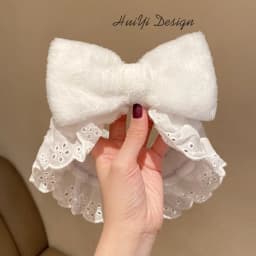 cute carrot Plush face wash hair band winter warm letter rabbit ear headbands fashion bow wide edge girl hair bands headdress