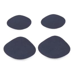 4Pcs/Set Fashion Woman Heel Repair Subsidy Shoes Hole Sticker Sneaker Lined Patch Cobbler Anti-wear Pads Foot Care Protector