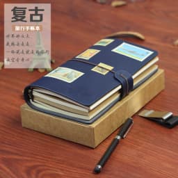 Korea Bandage Creative Handbook A6 Retro Portable Travel Notepad Diary Notebook