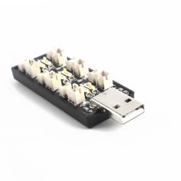 6CH USB 1S LiPo/LiHv 3.7V/4.2V 3.8V/4.35V Battery Charger Adapter Board 5V 2A USB Battery Charger Board for RC Drone Toy Medel