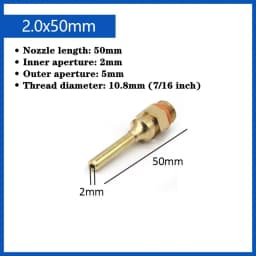 1Pcs Hot Melt Glue Gun Copper Anti-leakage Long Nozzle Large and Small Diameter Nozzle Hot Melt Glue Gun Nozzles