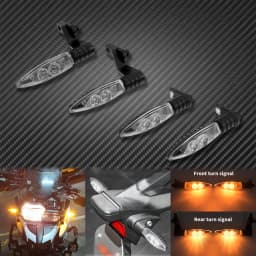 Motorcycle Front Rear Turn Indicator Signal LED Lights For BMW R 1200 GS ADVENTURE 2006-2013 K1200R K1300R F800S F800R F800GS