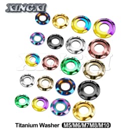 Xingxi Titanium Spacer M5 M6 M8 M10 Fancy Decoration Gasket For Motor Bike