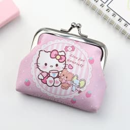 Hello Kitty Cartoon Coin Pouch Purse Sanrio Creative Small Wallet Wholesale My Melody Bags girls purse Kawaii Wallet Kid Purses