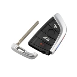 YIQIXIN Remote Smart Card Key 3/4 Buttons Shell Case For BMW 1 2 3 4 5 6 7 Series X1 X3 X5 X6 X5M X6M F Class Fob Insert Blade