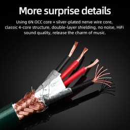 Silver Plated Hifi Usb Cable High Quality 6N OCC A-B C-B Cable Type DAC Decoding Data Cable USB Cable