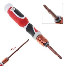 1pc 4mm Adjustable Dual Purpose Screwdriver With Phillips And Slotted Multifunctional Retractable Screwdriver For Office Home