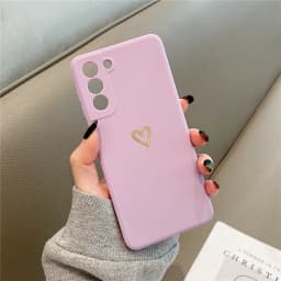 Cute Love Heart Phone Case For Samsung S25 S24 S23 S22 Ultra S20 FE S21 Plus Note 20 A53 A33 A13 A22 A52 A72 A42 A32 A12 Cover