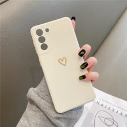 Cute Love Heart Phone Case For Samsung S25 S24 S23 S22 Ultra S20 FE S21 Plus Note 20 A53 A33 A13 A22 A52 A72 A42 A32 A12 Cover