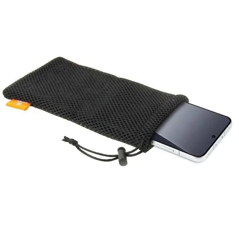 HAWEEL Headphone Phone Nylon Mesh Storage Pouch Bag For Smart Phones/iPad/Power Bank/Camera Accessories/18.5x9cm/24x16cm