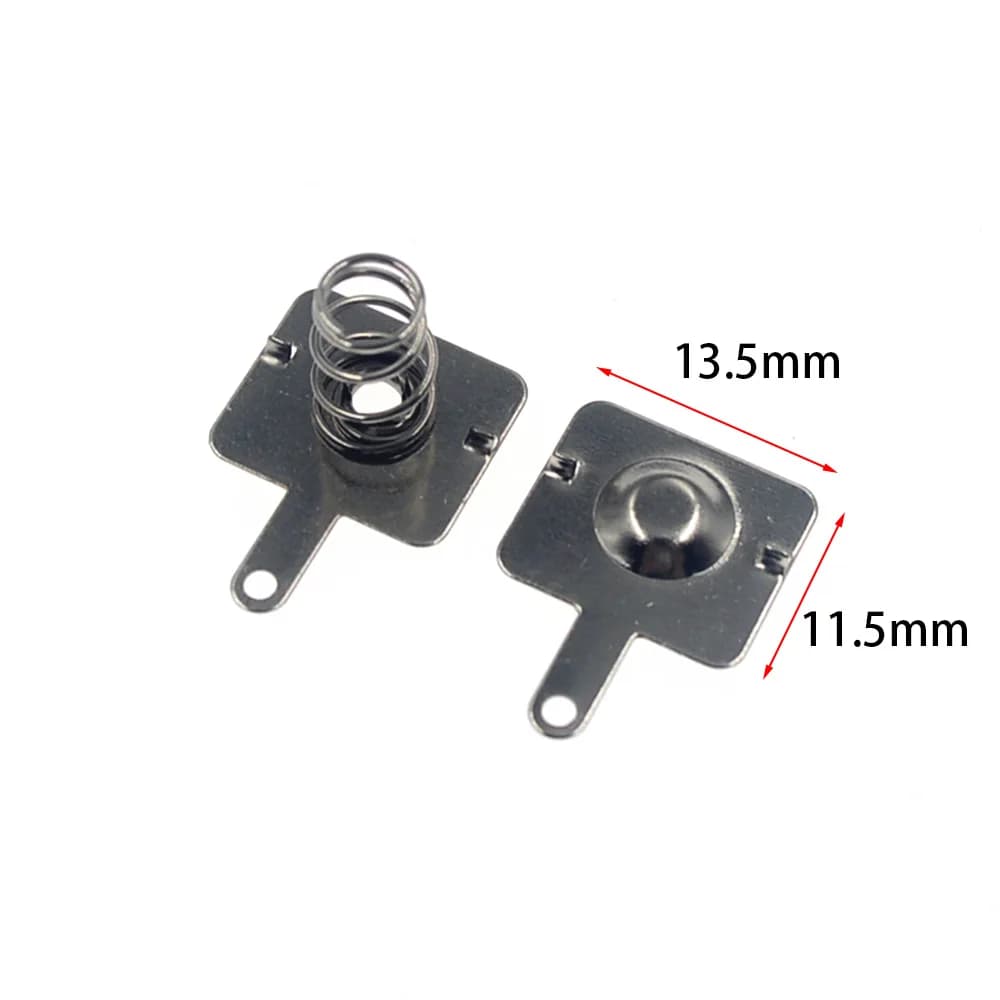 10PCS 13.5x11.5mm AA Battery Positive Negative Conversion Spring Contact Plate For the 5th battery spring