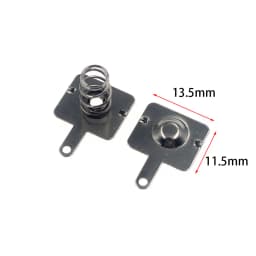 10PCS 13.5x11.5mm AA Battery Positive Negative Conversion Spring Contact Plate For the 5th battery spring