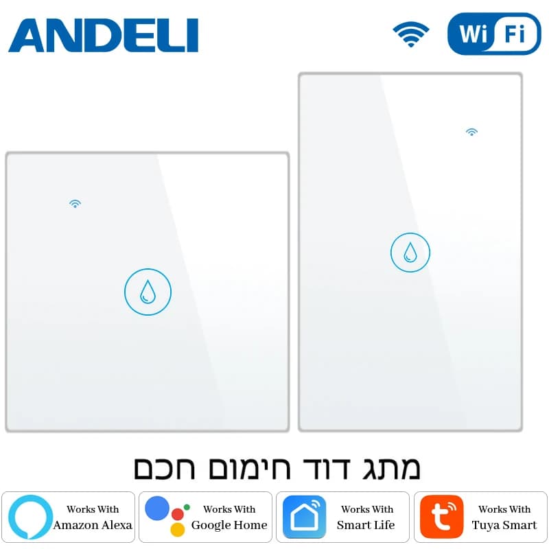ANDELI WiFi Smart Boiler Switch 20A 4400w Water Heater Smart Life Tuya APP Remote Control Alexa Echo Google Home Voice Control