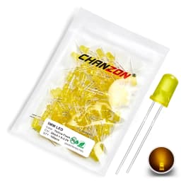 100 Pcs 5mm Led Diode Flashing White Red Green Blue Yellow Rgb Fast Slow Flash Diffused Clear Color Changing Light Emitting Lamp