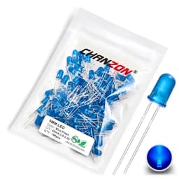 100 Pcs 5mm Led Diode Flashing White Red Green Blue Yellow Rgb Fast Slow Flash Diffused Clear Color Changing Light Emitting Lamp