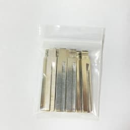 10pcs 130# HY20 Metal Uncut Blank Flip Remote Key Blade for Hyundai Kia for Keydiy KD Xhorse VVDI JMD Remote Car Key Blanks