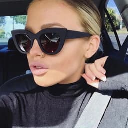 Brand Cat Eye Sunglasses Woman  Fashion Big Frame Sun Glasses Female Plastic Retro Designer Classic Cateye Vintage Gafas De Sol