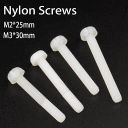 20pcs M2/M3 25mm/30mm Long Screws10.9 Round Head Hex Screw for RC FPV Drone F3 F4 F7 Flight Control ESC Fly Tower Parts
