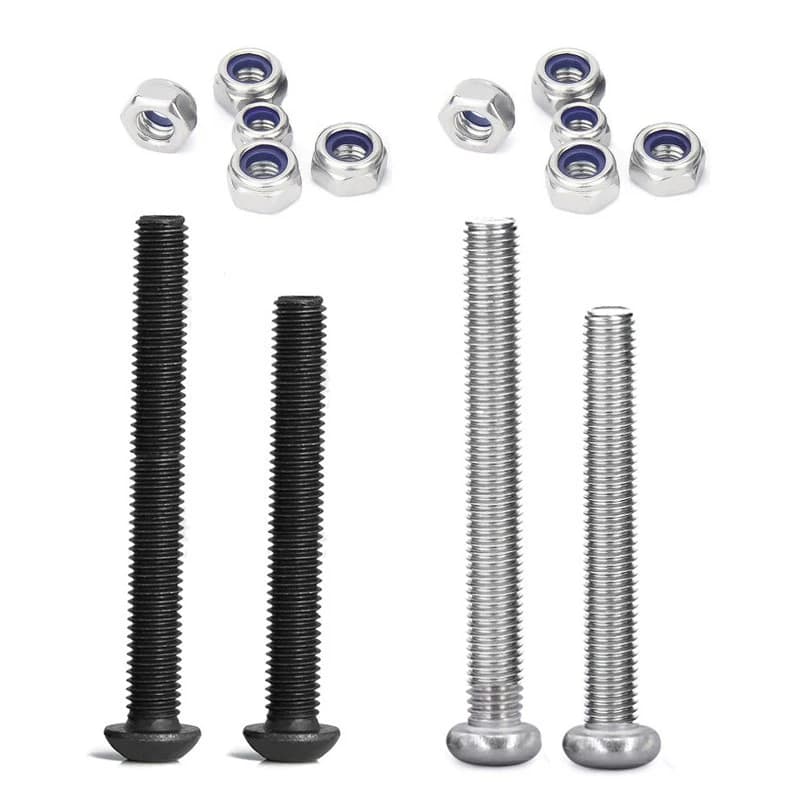 20pcs M2/M3 25mm/30mm Long Screws10.9 Round Head Hex Screw for RC FPV Drone F3 F4 F7 Flight Control ESC Fly Tower Parts