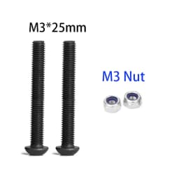 20pcs M2/M3 25mm/30mm Long Screws10.9 Round Head Hex Screw for RC FPV Drone F3 F4 F7 Flight Control ESC Fly Tower Parts