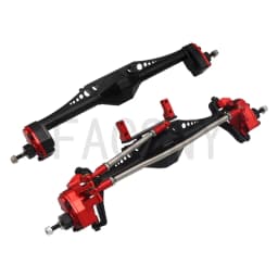 Aluminum Servo Mount Carbon Fiber Holder Servo Fixed Bracket for 1:10 Axial SCX10-AXI03004 Capra 1.9 Upgrade Parts