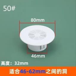 1PCS Air Conditioning Hole Cover Dust Plug Round Wall Decorative Cap Air Ventilation Grille Systems Kitchen Bathroom Accessories