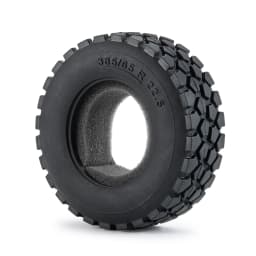 YEAHRUN 22/25/28/30mm Rubber Tyres Wheel Tires for Tamiya 1/14 RC Trailer Tractor Truck Front & Rear Wheel Rims Accessories Part