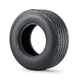 YEAHRUN 22/25/28/30mm Rubber Tyres Wheel Tires for Tamiya 1/14 RC Trailer Tractor Truck Front & Rear Wheel Rims Accessories Part