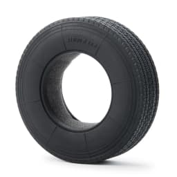 YEAHRUN 22/25/28/30mm Rubber Tyres Wheel Tires for Tamiya 1/14 RC Trailer Tractor Truck Front & Rear Wheel Rims Accessories Part