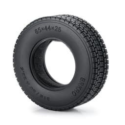 YEAHRUN 22/25/28/30mm Rubber Tyres Wheel Tires for Tamiya 1/14 RC Trailer Tractor Truck Front & Rear Wheel Rims Accessories Part