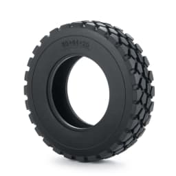 YEAHRUN 22/25/28/30mm Rubber Tyres Wheel Tires for Tamiya 1/14 RC Trailer Tractor Truck Front & Rear Wheel Rims Accessories Part