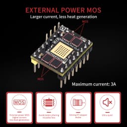 BIGTREETECH TMC5160T Pro Driver High Power 3D Printer Parts For BTT Octopus Pro SKR V1.4 Turbo TMC2209 Mini E3