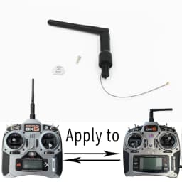 Plug & Play 2.4GHz Rubber Duck Antenna-No Soldering! 30% Stronger Signal for Spektrum DX6i/DX7/DX8,JR DSX7/9/12,HobbyKing T-SIX
