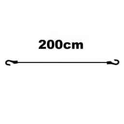 Heavy Duty Elastic Bungee Shock Cord Strap Stretch Plastic Hook for Car Luggage Tent Kayak Boat Canoe Bikes Rope Tie