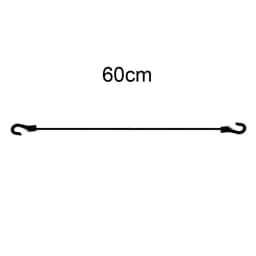 Heavy Duty Elastic Bungee Shock Cord Strap Stretch Plastic Hook for Car Luggage Tent Kayak Boat Canoe Bikes Rope Tie