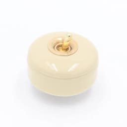 AC 250V Vintage Ceramic Toggle Switch Brass Lever Rocker Retro ON OFF Wall Switch Classical Lamp Switch