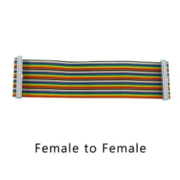 Raspberry Pi 5 4 3 GPIO Expension Board T-Type Board + 40 Pin 20CM Female to Female GPIO Cable Adapter for Orange Pi for Arduino