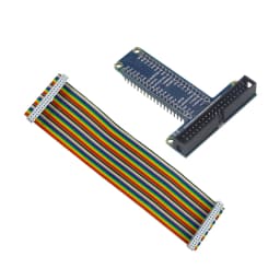 Raspberry Pi 5 4 3 GPIO Expension Board T-Type Board + 40 Pin 20CM Female to Female GPIO Cable Adapter for Orange Pi for Arduino