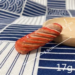 Creative simulation shrimp bacon sausage 3d stereo ins wind side clip food play fun funny hair accessories hairpin female