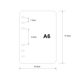 2pcs/lot A5 A6 Binder Divider Board for Loose-leaf Notebook Agenda Dustproof PP Board Cover Index Divider Stationery Accessories